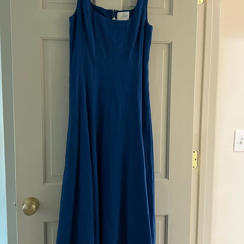 Lilly Pulitzer linen Calina Midi Dress - Picture 9 of 12